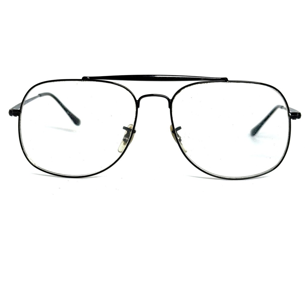 Ray-Ban RB 6389 2509 Black Metal Aviator Eyeglasses Frames 57-16 145